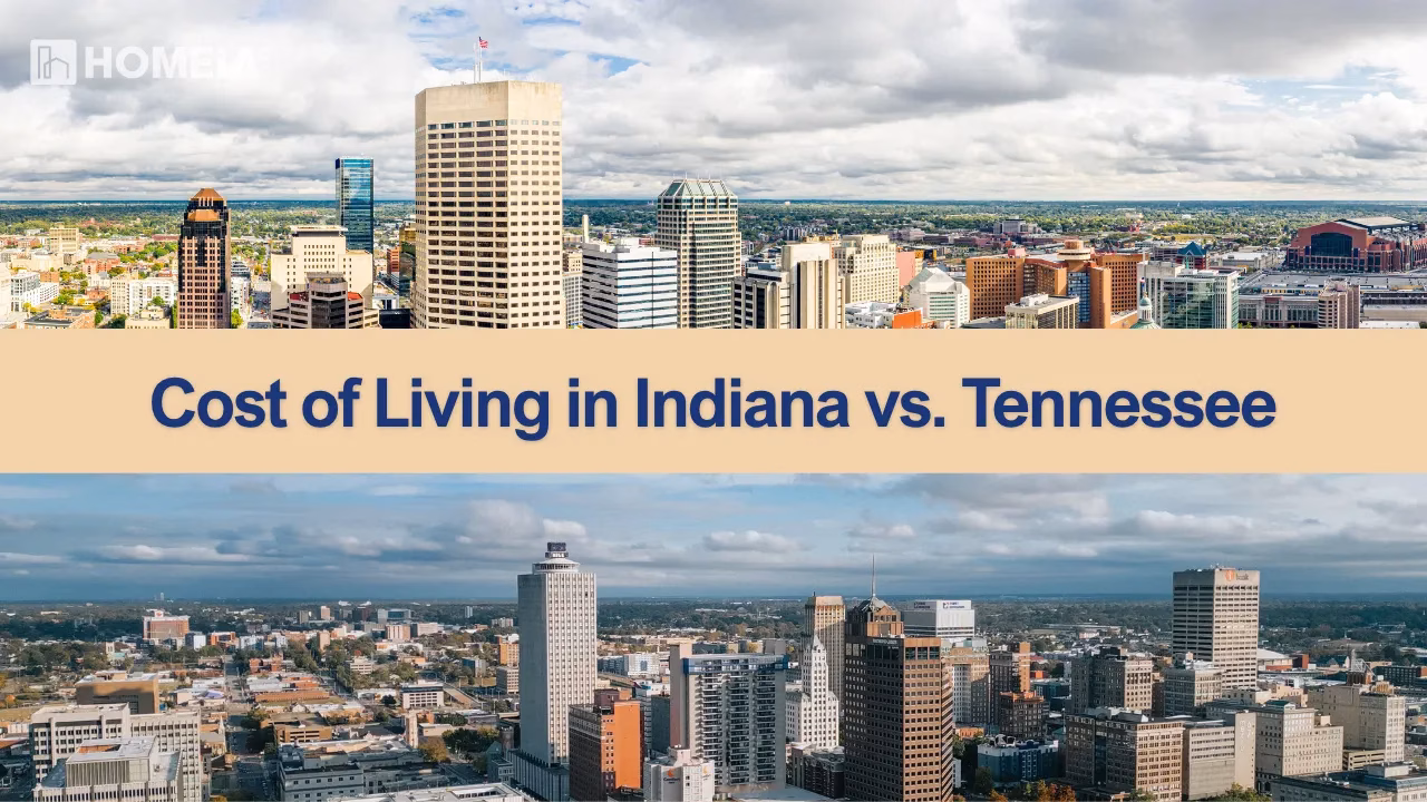 Cost of Living in Indiana vs. Tennessee