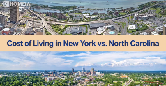 Cost of Living in New York vs. North Carolina