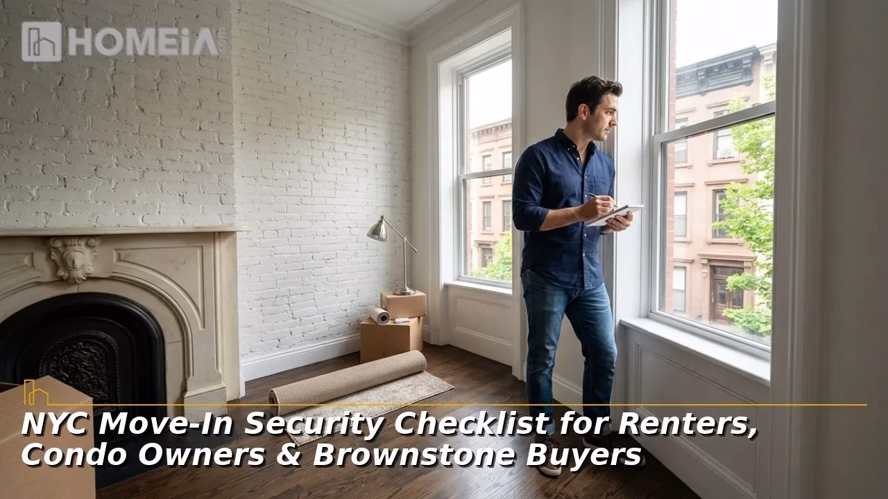 NYC Move-In Security Checklist for Renters, Condo Owners & Brownstone Buyers