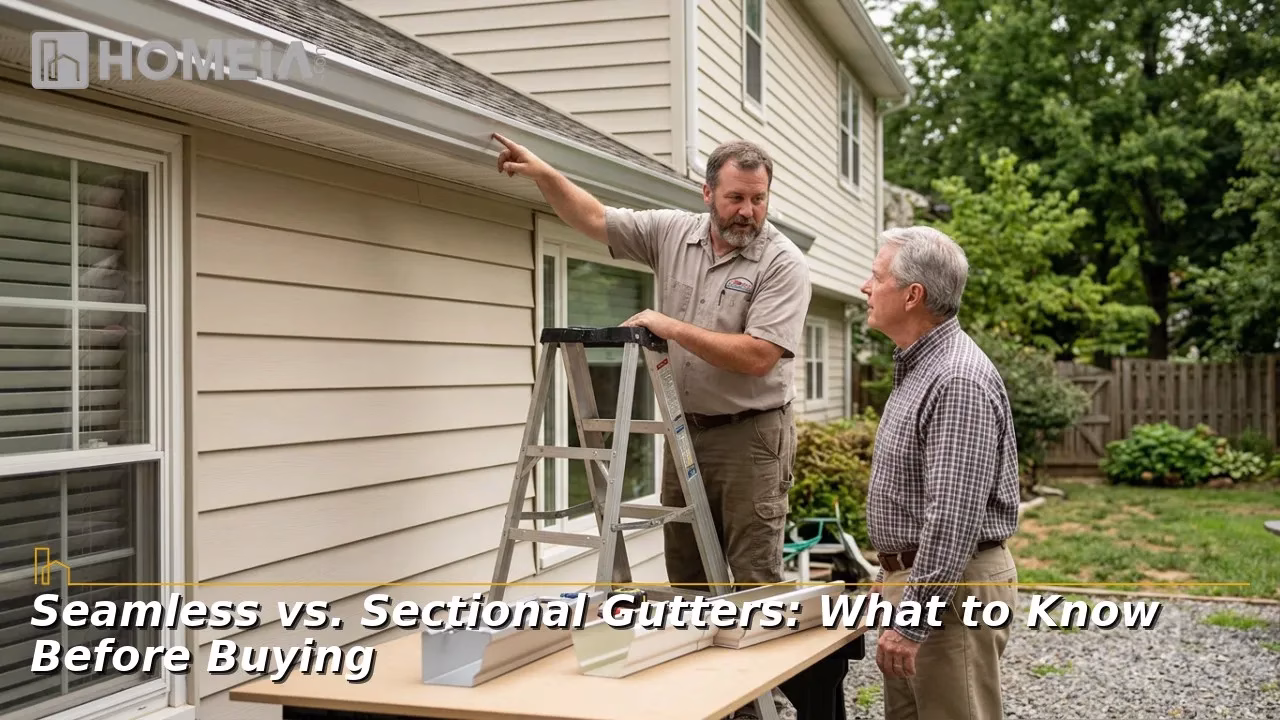 Seamless vs. Sectional Gutters - What to Know Before Buying