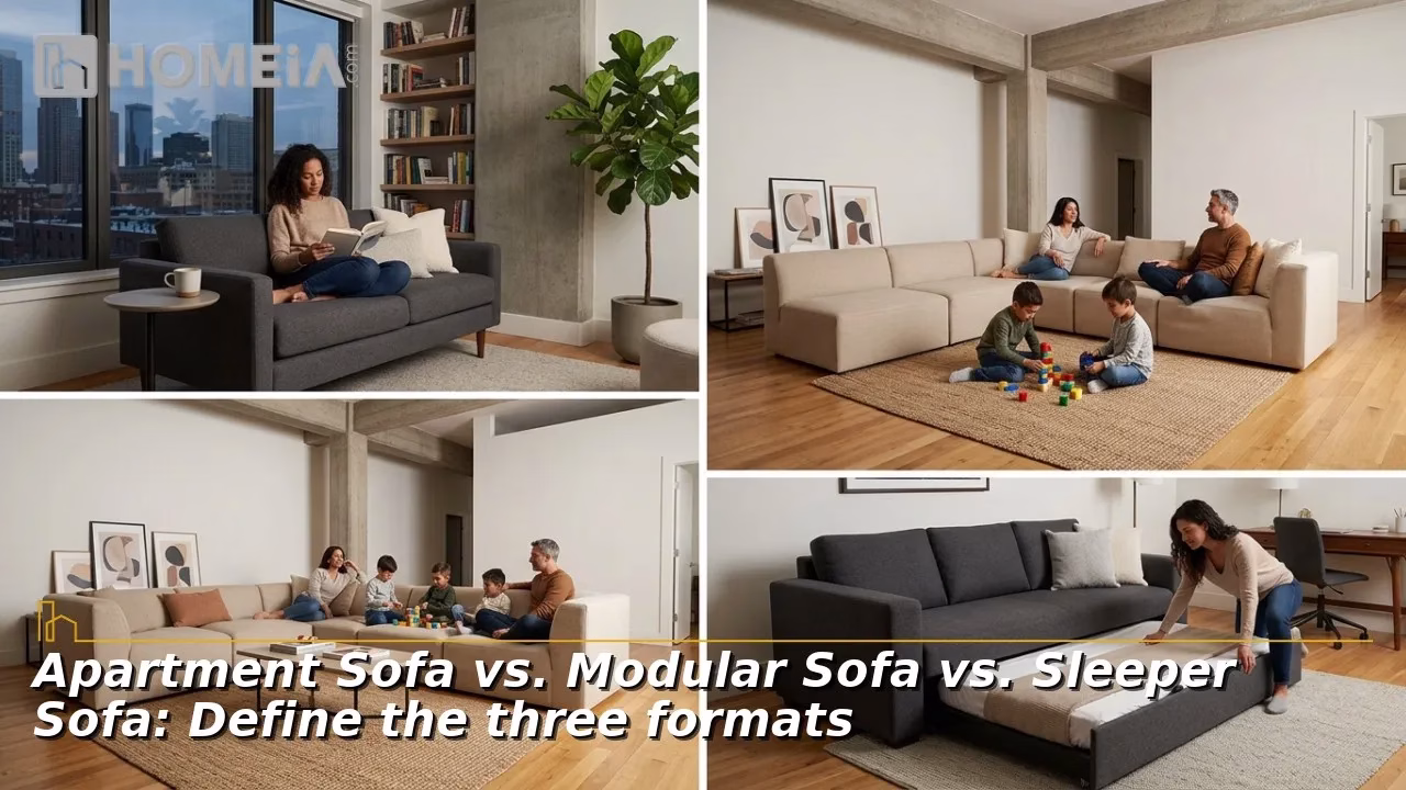 1. Define the three formats