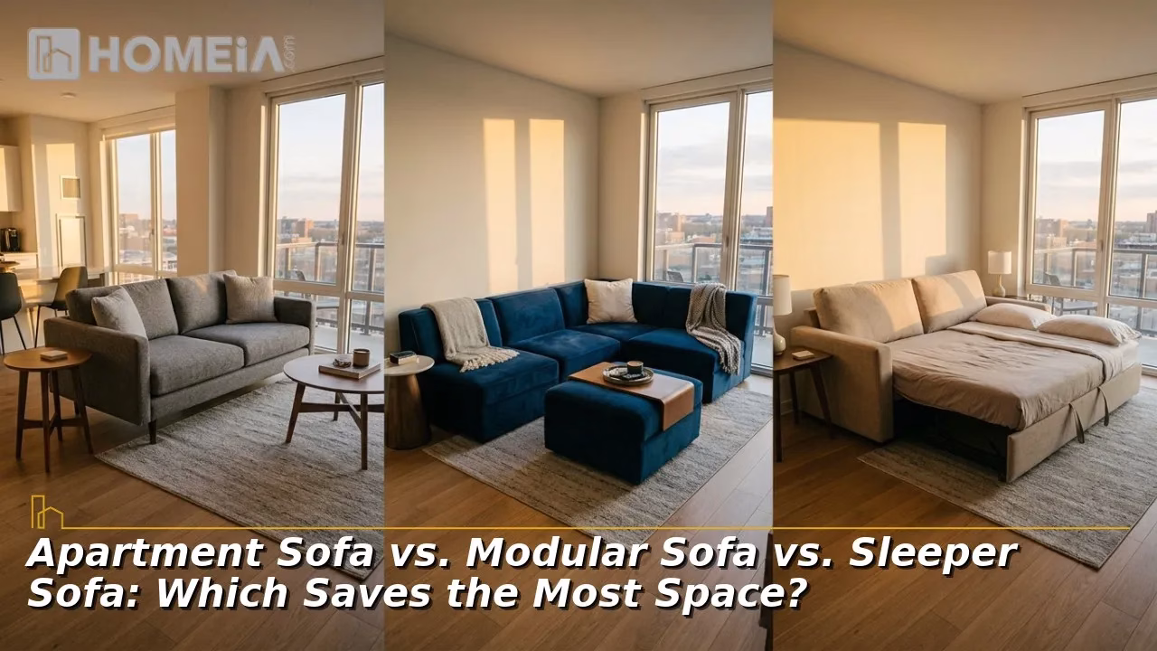 Apartment Sofa vs. Modular Sofa vs. Sleeper Sofa: Which Saves the Most Space?