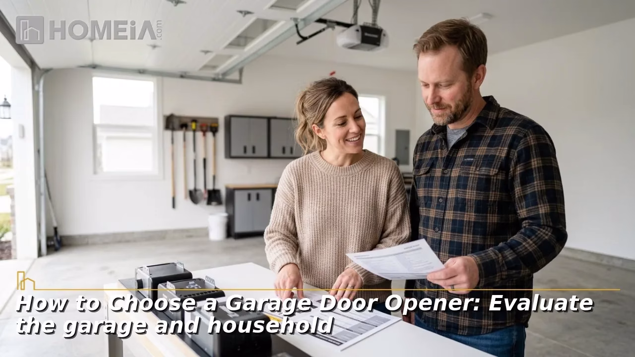 4. Evaluate the garage and household