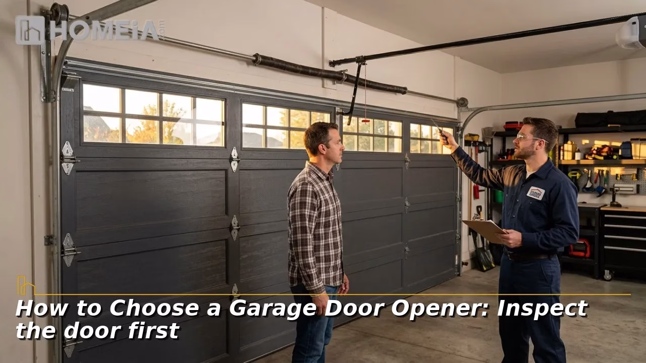 1. Inspect the door first