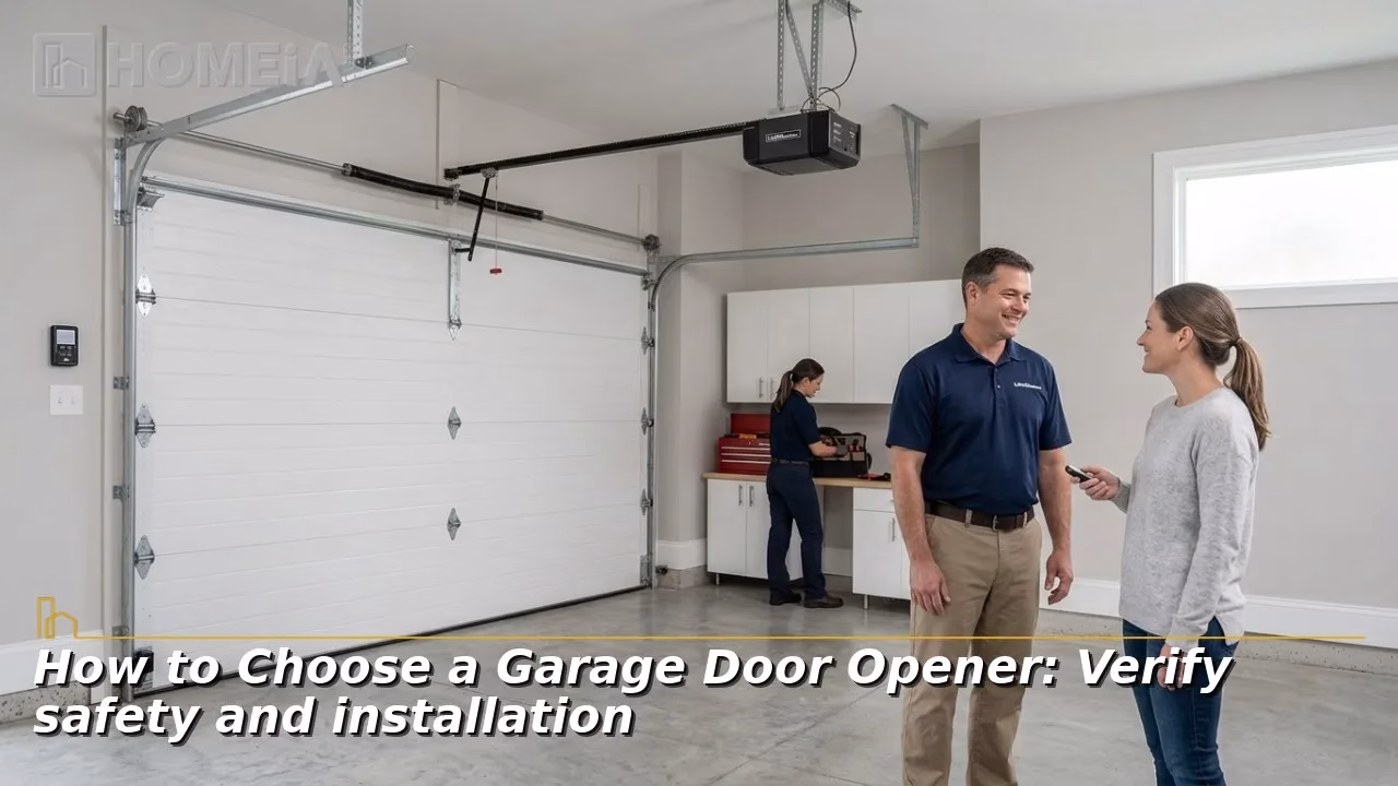 5. Verify safety and installation