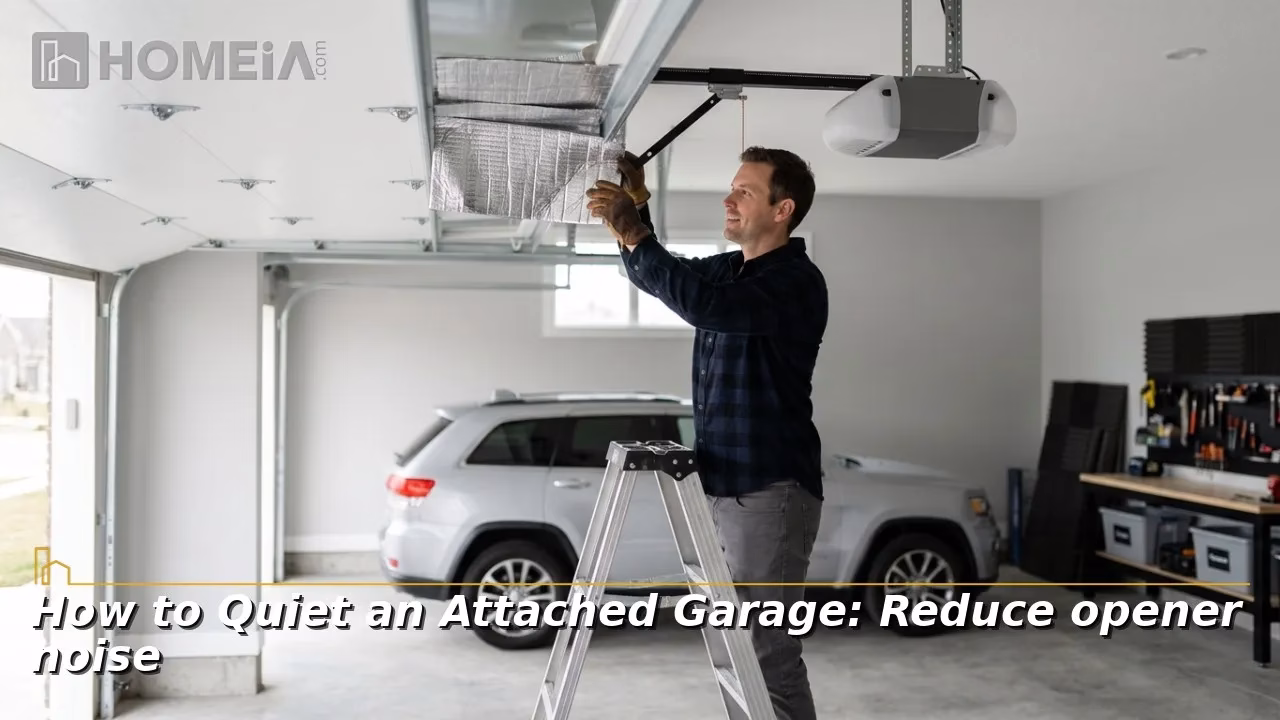 3. Reduce opener noise